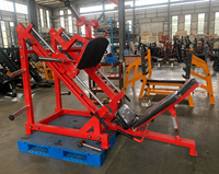 Equipo de Entrenamiento de Fuerza Comercial de Alta Calidad y Durabilidad: Máquina de Prensa de Piernas a 45 Grados para Entrenamiento de Fuerza de la Parte Inferior del Cuerpo.