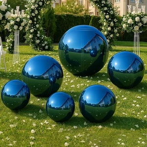 Óng ánh khổng lồ tổ chức sự kiện trang trí PVC cầu vồng hình cầu gương bóng disco Shiny Inflatable gương bóng - Product Image 6