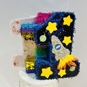 All'ingrosso numeri personalizzati uno Pinata nuovo Design Pinata di carta per bambini decorazioni per feste decorazioni natalizie - Product Image 2