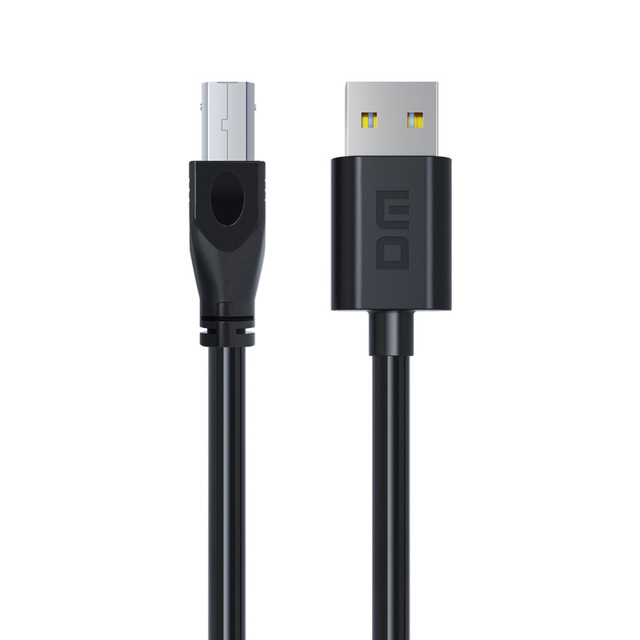 USB Printer Cable 1.5m USB 2.0 Male to Type B Male High Speed Data Transfer Cord for Printer Scanner