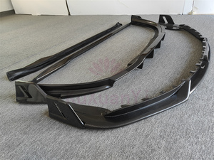 Kit de carrocería de faldón lateral de difusor delantero y trasero de fibra de carbono para Porsche 911 992 Turbo <span class=keywords><strong>S</strong></span> kit de carrocería - Product Image 2