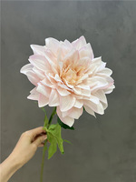 Haute qualité Real Touch fleur de Dahlia artificielle fleurs blanches pour noël mariage maison nouvel an décoration