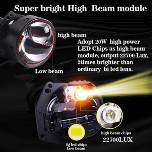 A11MAX Led Headlights Bi Led Projector 3inch 73w High Low Beam Led Lights for Car 16v 5500k <b>Auto</b> <b>Lighting</b> <b>Systems</b> - Product Image 2