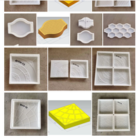 Moule à briques creuses en plastique ABS réutilisable de haute précision Reazone RZE pour pavés en béton 3D, décoration extérieure (garantie 3 ans)