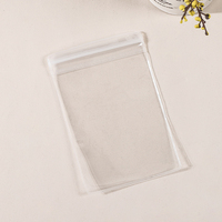Sacs de rangement transparents de luxe en TPU plastique imprimés par gravure, résistants à l'humidité, pour bijoux et cadeaux, avec fermeture éclair, vente en gros
