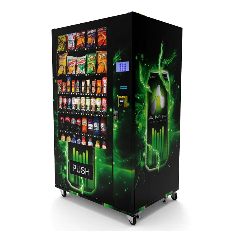 Thông Minh Máy bán hàng tự động chai đồ uống Máy bán hàng tự động Snack Máy bán hàng tự động để bán ở Đức