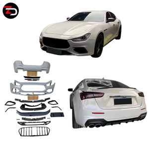 Kit carrosserie de style Trofeo nouvellement arrivé avec pare-chocs, calandre avant, phares et feux arrière pour Maserati <span class=keywords><strong>Ghibli</strong></span> 2013-2019 - Product Image 1