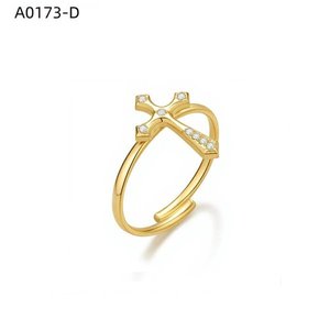 Anillo de moda con circonita A0173 para mujer, joyería de alta calidad - Product Image 2