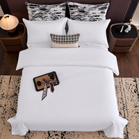 Parure de lit d'hôtel de luxe avec couette – Vente en gros de linge de lit de luxe pour projets hôteliers et complexes hôteliers