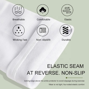 Jingba bán buôn mắt cá chân trắng hỗ trợ Vớ ren lên có thể điều chỉnh hỗ trợ cho chạy bóng rổ chấn thương phục hồi bong gân mắt cá chân bọc - Product Image 6