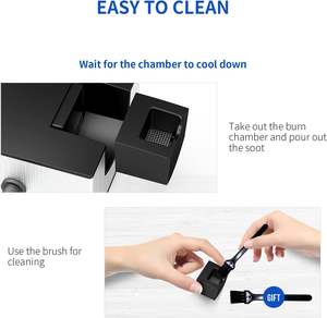 מעשנת קוקטייל מעשנת קוקטייל אקדח מחורר נייד מונע סוללה קר-נייד עבור גבינת מזון וקוקטיילים לשימוש ביתי - Product Image 6