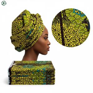 Tissus en Coton Africain Doré Effet Pierre Doux au Toucher, Matière Respirante 100% Coton, Tissus Africains Dorés Effet Pierre Haute Densité - Product Image 3