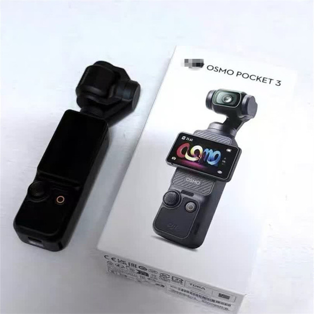 Stock Smart Horizontal-Vertical Shooting Osmo Pocket 3 4K Action Camera 3-Axis Gimbal Mechanical Stabilization 10x-20x CMOS 2.0"
