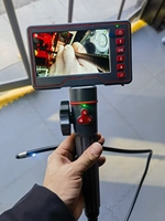 Caméra d'inspection industrielle portable HD avec sonde flexible pour réparation automobile, tests de pipeline et de machines