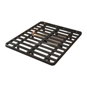 Low Cost Hotel <b>Bed</b> <b>Frame</b> King Size Black Metal <b>Platform</b> <b>Bed</b> Base with Slats for 3 Star Hotels - Product Image 3