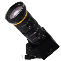 ELP 5 Megapiksel Geniş Açılı USB Web Kamerası CS5-50mm 10X Zoom Sürücüsüz Tak ve Çalıştır, Canlı Yayın ve Güvenlik İzleme için