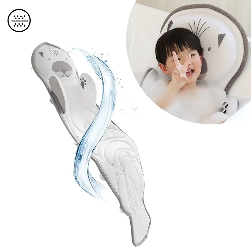 Schönes Otter Baby Bade kissen Adult Bath Sitzkissen mit Saugnapf