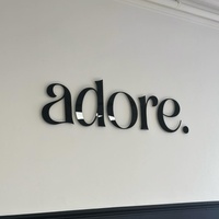 Lettres 3D pour enseignes commerciales, rétroéclairées par LED, décoration publicitaire, enseigne extérieure pour devanture de magasin, enseigne murale en acier inoxydable, métal personnalisé