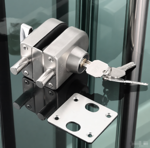 Curved <b>Clip</b> Floor Lock <b>Spring</b> Glass Door <b>Clip</b> - Product Image 1