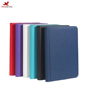 Classeur de cartes de baseball en PU, portable, amovible, pour cartes de collection, avec protège-cartes, prêt à expédier, commande en gros mixte - Product Image 1