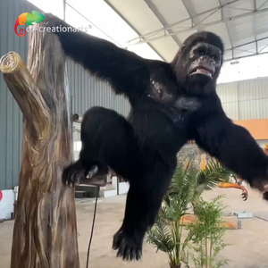Modèle réaliste de gorille King Kong pour parc à thème extérieur, animal animatronique pour exposition au zoo - Product Image 4