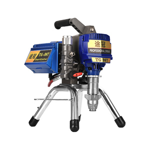 Pulvérisateur de <span class=keywords><strong>peinture</strong></span> sans air haute performance avec une capacité de 10 L/min, modèle à pompe longue de 3800 W pour les travaux de <span class=keywords><strong>peinture</strong></span> de gros volume et une utilisation continue - Product Image 1