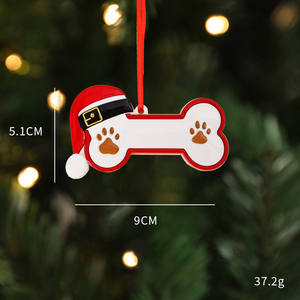 Resina personalizada de alta calidad 2025 letras decoraciones para árboles de Navidad familiares recién llegados Y I V J K O - Product Image 2