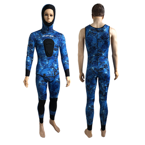 Combinaison camouflage pour homme, 3mm, peau lisse, pêche sous-marine, natation, surf, <span class=keywords><strong>triathlon</strong></span>, camouflage, short - Product Image 3