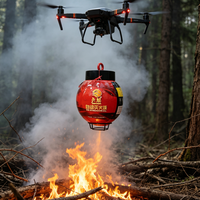 Nouveau Produit 2026 : Bombe Incendie UAV à Visée Laser Haute Précision pour la Sécurité Forestière - Dispositif Extincteur de 5,0 kg pour Usine