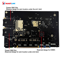 Carte PCBA de routeur OpenWrt haute performance avec CPU MT7981B, 256 Mo Flash, 512 Mo RAM, WiFi 6 AX3000, 2 cartes SIM pour 5G 4G (en stock)