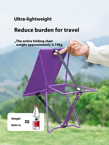 Muebles Portátiles de Aluminio para Exteriores, Estilo Moderno, para Camping, Filas de Espera en Trenes, Pesca y Jardín - Product Image 3