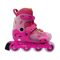 X-TECH X-Rocket LED : Patins à roulettes professionnels lumineux pour enfants, design tendance, taille ajustable, roues en PU, roulements ABEC-5 – Offre spéciale