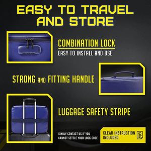 Fireproof 3-Layer <b>Waterproof</b> <b>Silicone</b> Coated Fiberglass Lightweight Durable Document Bag Lock Zipper Closure Blue Home Office - Product Image 5