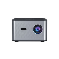Mini projecteur LED intelligent portable DVB-T2 Android 9.0 4K avec logo personnalisé, correction automatique de la distorsion trapézoïdale, WiFi, mise en miroir du téléphone, cinéma en plein air
