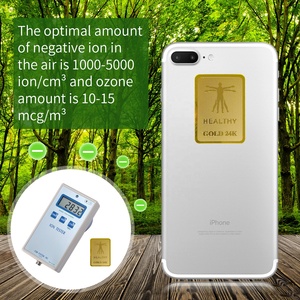 สติกเกอร์ป้องกันรังสี Gloden 24K สำหรับโทรศัพท์มือถือป้องกันรังสี <span class=keywords><strong>EMF</strong></span> กับ - Product Image 2