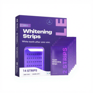 Mejor Precio <span class=keywords><strong>Dr</strong></span>. <span class=keywords><strong>Dent</strong></span> Tiras Blanqueadoras de Dientes Púrpuras con Protección del Esmalte - Product Image 1