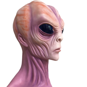 Masque Alien Super Réaliste en Silicone, Masque Complet pour le Visage, Texture de Peau Douce et Flexible, Masque Réutilisable pour les Farces, les Soirées Cosplay et les Accessoires de Films - Product Image 3