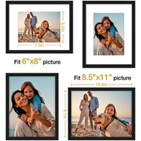 Cadre photo en bois MDF pour peinture artistique, tailles A1 A2 A3 A4 5x7 6x8 8x10 12x16 24x36 30x40cm, sur mesure, vente en gros