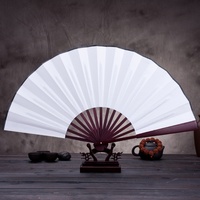 Abanico Plegable de Bambú Personalizado para Danza Tai, Artes Marciales, Kung Fu y Música Tradicional China, de Color Sólido, para Espectáculos Escénicos