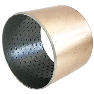 แบริ่งบูช <span class=keywords><strong>DX</strong></span> อะไหล่เครื่องจักรความเร็วต่ำรับน้ำหนักได้มากพร้อมแขนสไลด์ที่หุ้มด้วยเหล็กสีบรอนซ์ - Product Image 1