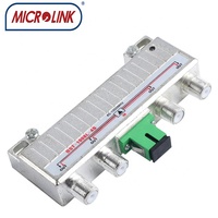 Nodo Óptico de Fibra CATV PON de 4 Vías FTTH 1100nm-1650nm, 4 Puertos RF, Ancho de Banda de 45-1000MHz, Receptor Óptico Pasivo