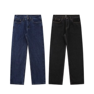 Jean en denim Kaha Main Line Heavyweight Retro délavé et vieilli, coupe droite, style streetwear, mi-printemps, tendance Instagram, pour <span class=keywords><strong>homme</strong></span> - Product Image 2