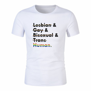 Custom <strong>Pride</strong> Rainbow Plain White T-shirts - Product Image 5