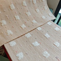 Rideaux occultants en tissu à pois capitonnés, rose nude blush, thermiques, jacquard popcorn, pour fenêtres, vente en gros OEM
