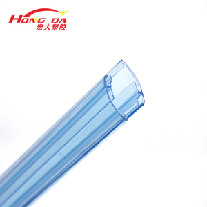Benutzer definierte PVC transparente blaue Kunststoff extrudierte Profil Kunststoffst reifen - Product Image 6