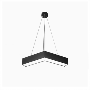 Lámpara colgante en forma de V de 45cm, 60cm, 90cm, 90 °, 120 °, luces colgantes LED en forma de flecha, oficina, gimnasio, Internet, café, pasillo, luz de techo - Product Image 6