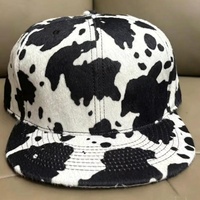 Casquettes Snapback non structurées à 5 panneaux, style vintage, imprimé camouflage, avec logo personnalisé, vente en gros