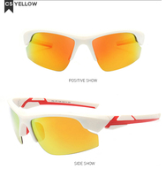 Lunettes de soleil de sport demi-cerclées pour homme, nouvelle collection 2026, design personnalisé, double injection, haute qualité, pour le cyclisme en extérieur