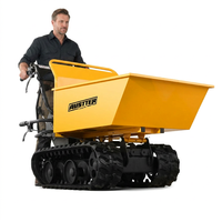 TAYO AUSTTER Mini-Raupendumper mit Metallwanne, Manueller Schwerlast-Schubkarren