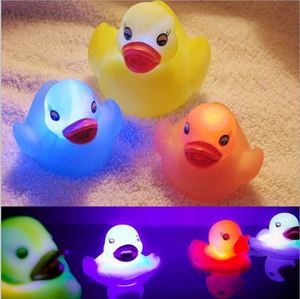 Customized Cute Swimming Water <b>Bath</b> Toys Squeaky Colorful Flashing Night Silicone Sensor Mini <b>Light</b> Led Rubber Duck - Product Image 2